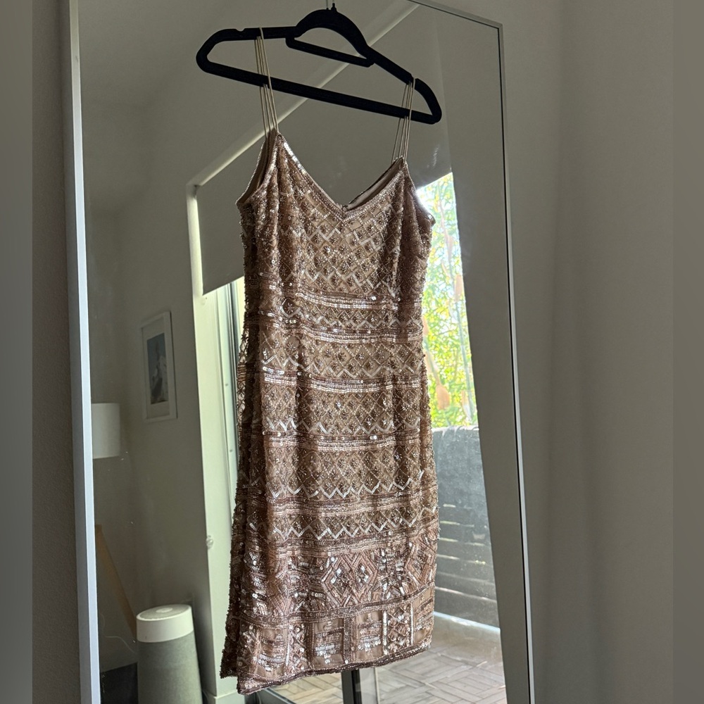 THEIA Sequin Embellished Dress NWOT